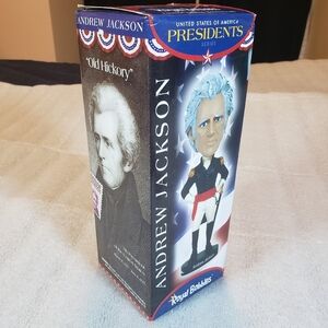 Royal Bobbles Andrew Jackson 10177 Bobblehead Storage Wear On Box